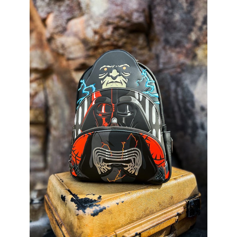 Loungefly Star Wars Villains Triple Pocket Glow-in-the-Dark Exclusive Limited
